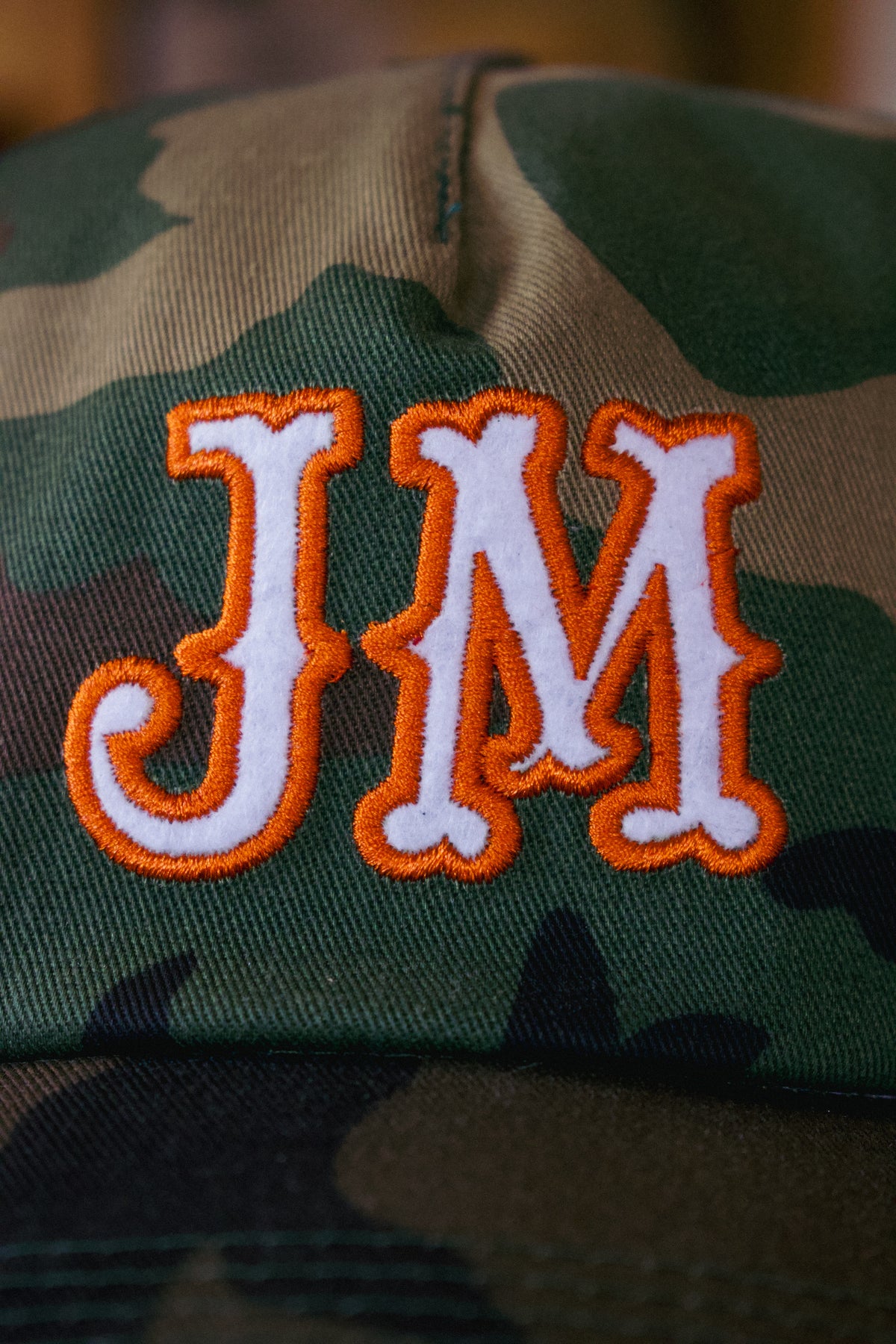 Woodland Camo JM Cap